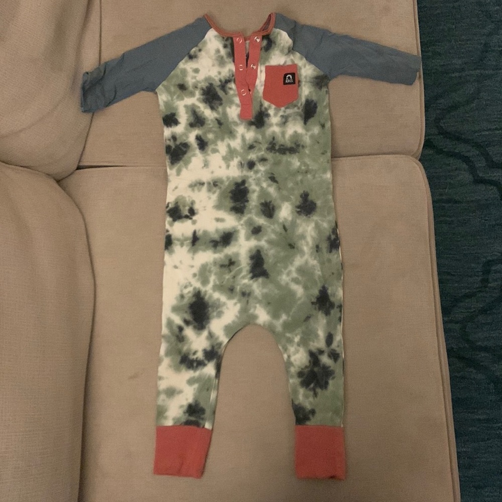 Tie dye rags romper size 3/4